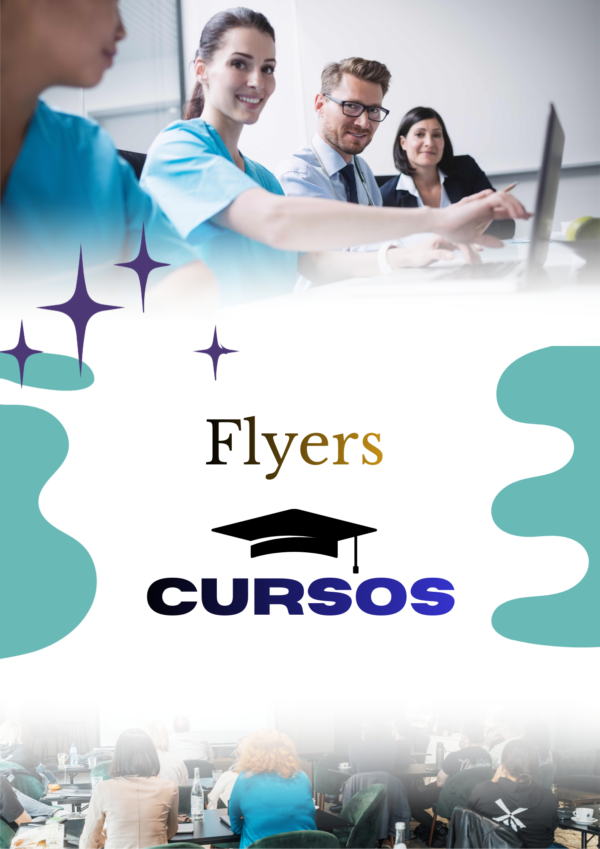 10 plantillas Flyers cursos profesional Canva